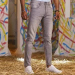 DENIM LONG LIGHT GREY